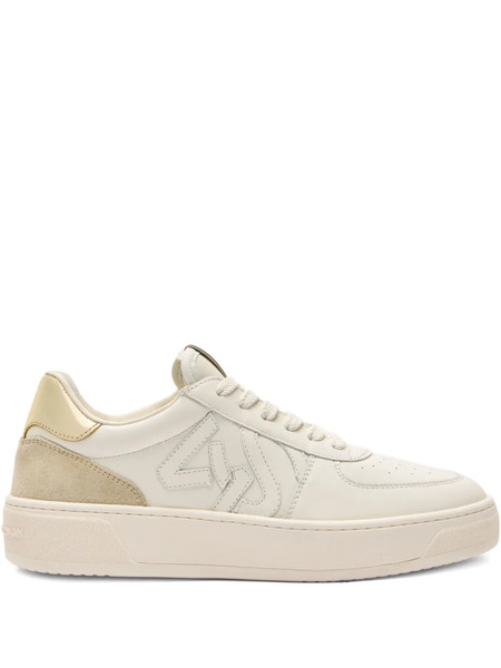  Stuart Weitzman Sw Courtside Logo-detail Sneakers - Neutrals 