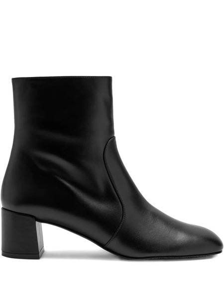  Stuart Weitzman Zip Block-heel Boots - Black 