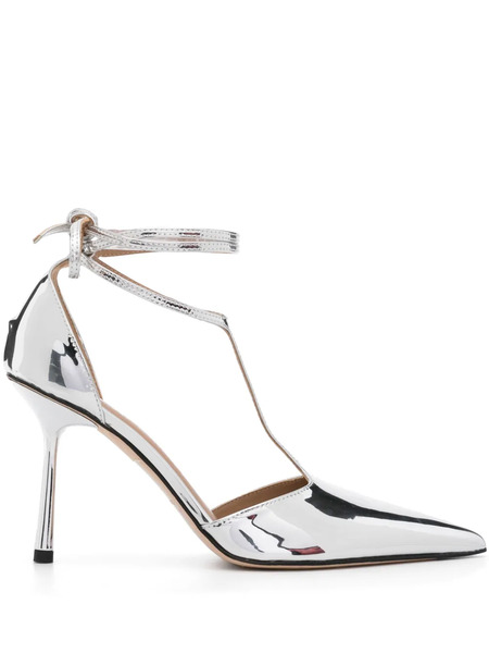  Studio Amelia 90mm Gisele Pumps - Silver 