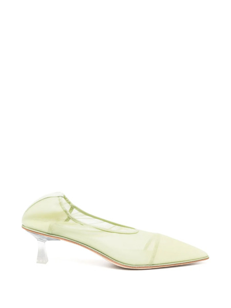  Studio Amelia 50mm Iris Pumps - Green 