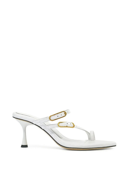  Studio Amelia Sabrina Buckle-strap Sandals - White 