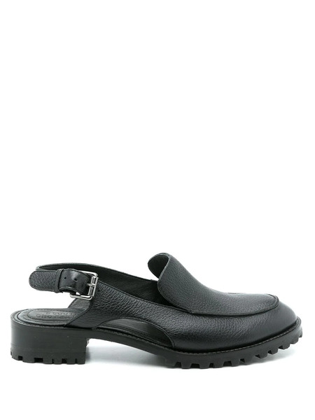  Studio Chofakian Buckle-fastening Leather Loafers - Black 