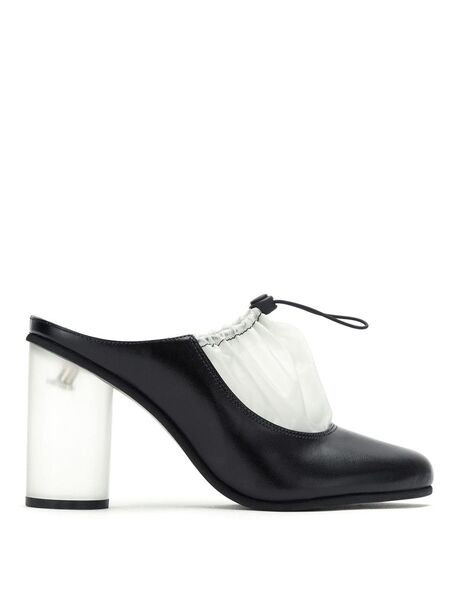  Studio Chofakian Leather Mules - Black 