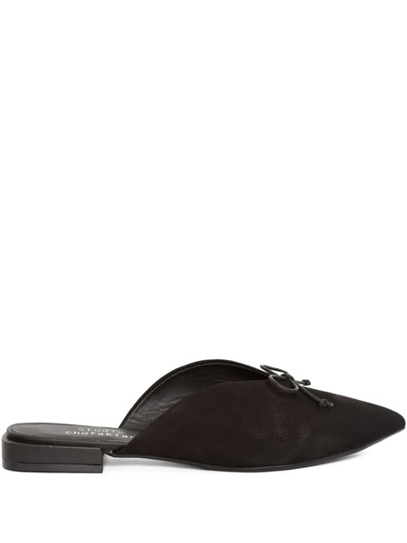  Studio Chofakian Leather Mules - Black 