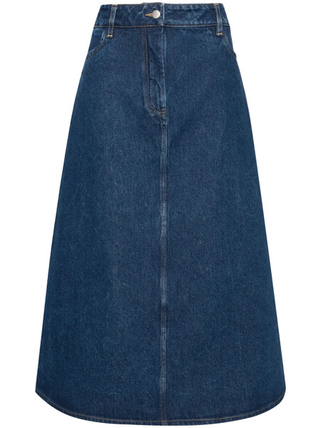  Studio Nicholson Baringo Denim Midi Skirt - Blue 