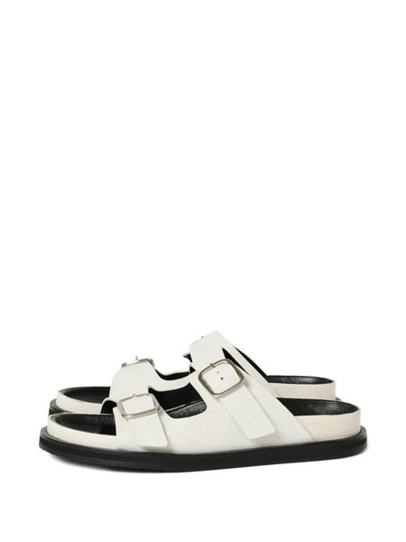  Studio Nicholson Buckle-fastening Denver Leather Sandals - White 