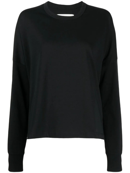  Studio Nicholson Crew-neck Long-sleeve Sweatshirt - Black 