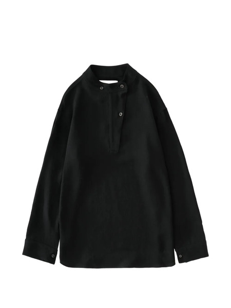  Studio Nicholson Dimas Collar-asymmetric Shirt - Black 