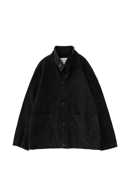  Studio Nicholson District Crinkle Patch-pockets Jacket - Black 