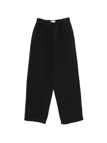  Studio Nicholson Drawstring Trousers - Black 