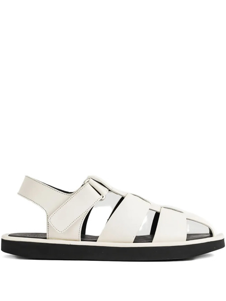  Studio Nicholson Fisherman Leather Sandals - White 