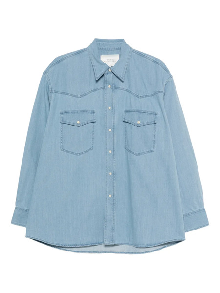  Studio Nicholson Flap-pocket Shirt - Blue 
