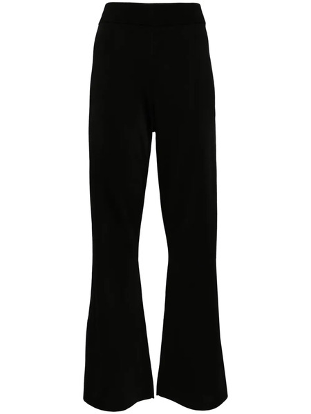  Studio Nicholson High-waist Flared Trousers - Black 