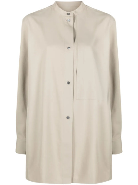  Studio Nicholson Kavali Long-sleeve Shirt - Neutrals 
