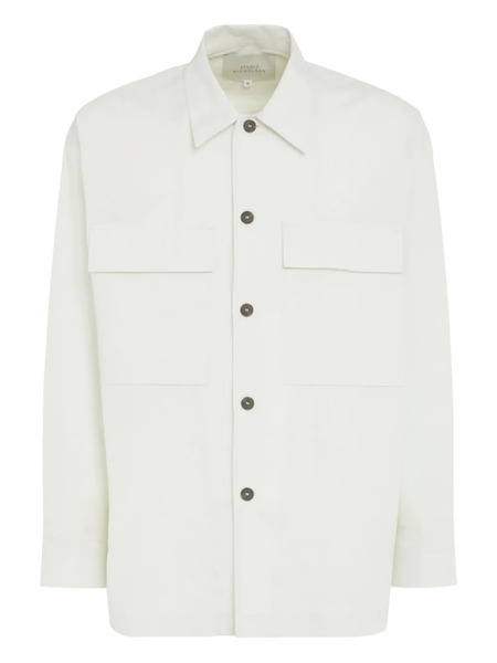  Studio Nicholson Landi Utility-pocket Shirt - Neutrals 