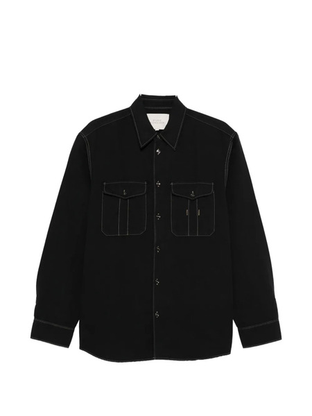  Studio Nicholson Louro Button Shirt - Black 