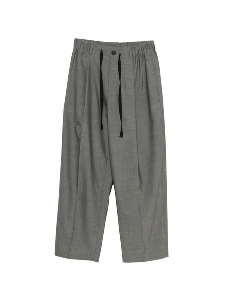  Studio Nicholson Noam Drawstring Cropped Trousers - Grey 