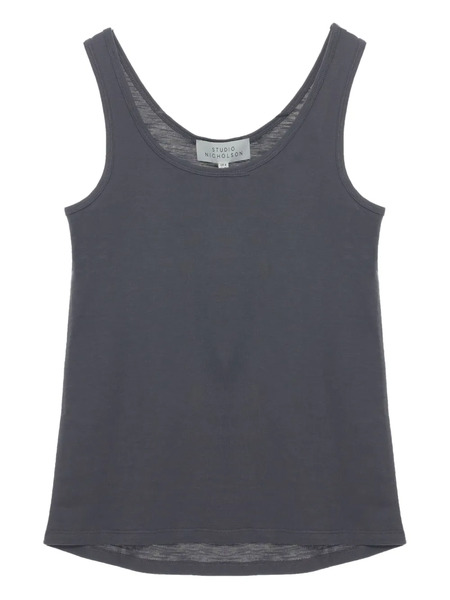  Studio Nicholson Organic-cotton Tank Top - Grey 