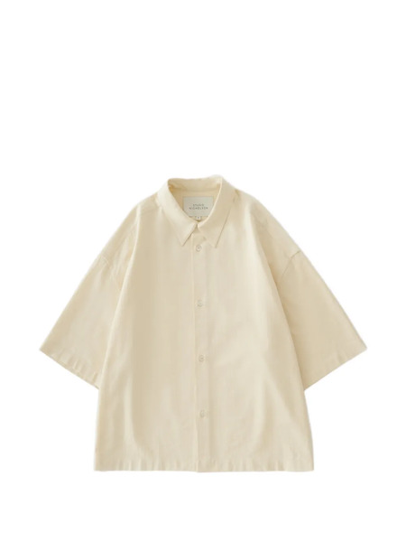 Studio Nicholson Sanko Short-sleeve Button Shirt - Neutrals 