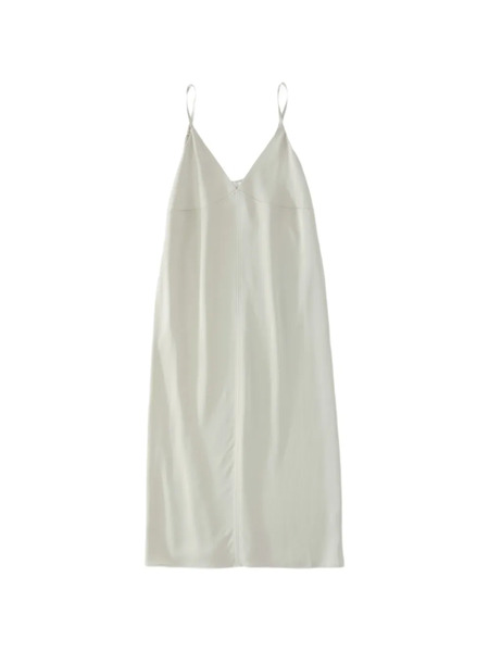  Studio Nicholson Seam V-neck Dress - Neutrals 