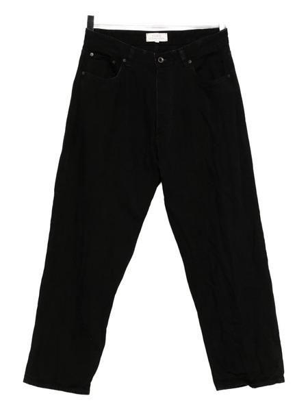  Studio Nicholson Seb Crinkle Denim Pants - Black 