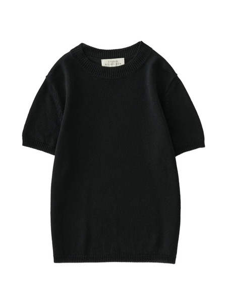  Studio Nicholson Seren Ribbed Top - Black 
