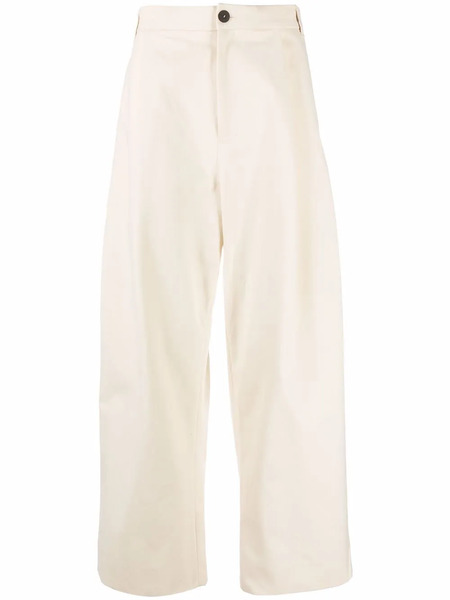  Studio Nicholson Sorte Wide-leg Pleated Trousers - Neutrals 