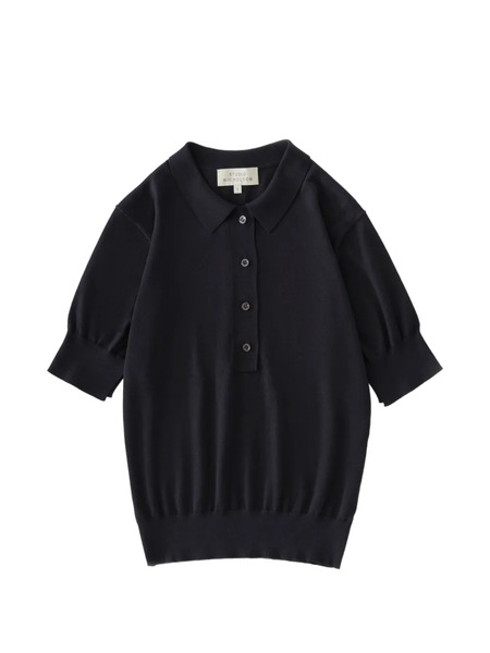  Studio Nicholson Tolsa Polo Top - Blue 