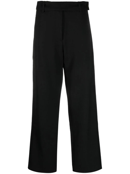  Studio Nicholson Virgin Wool Wide-leg Trousers - Black 