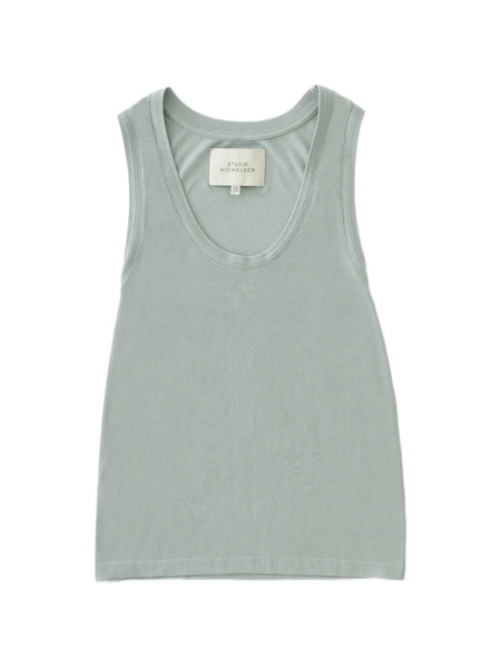  Studio Nicholson Votan Scoop-neck Vest - Blue 