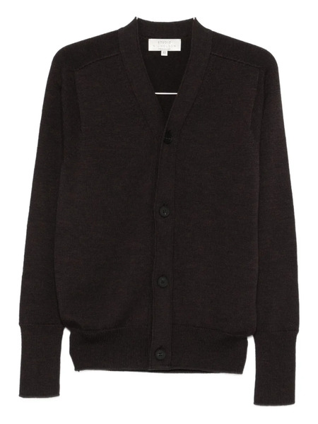  Studio Nicholson Wool Cardigan - Brown 