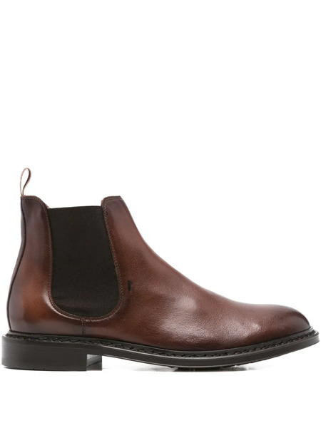  Sturlini Firenze Elasticated-panels Leather Boots - Brown 