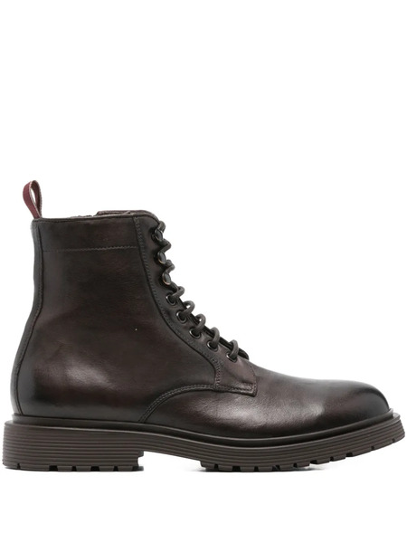  Sturlini Firenze Lace-up Leather Boots - Brown 