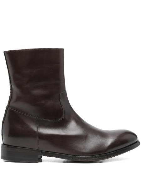  Sturlini Firenze 25mm Leather Ankle Boots - Brown 