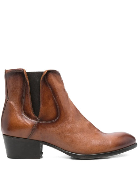  Sturlini Firenze 40mm Leather Chelsea Boots - Brown 
