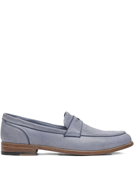  Sturlini Firenze Penny Leather Loafers - Blue 