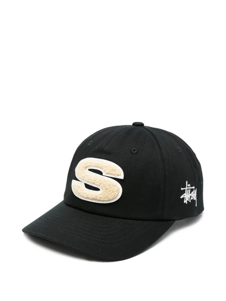  Stüssy Appliqué Cap - Black 