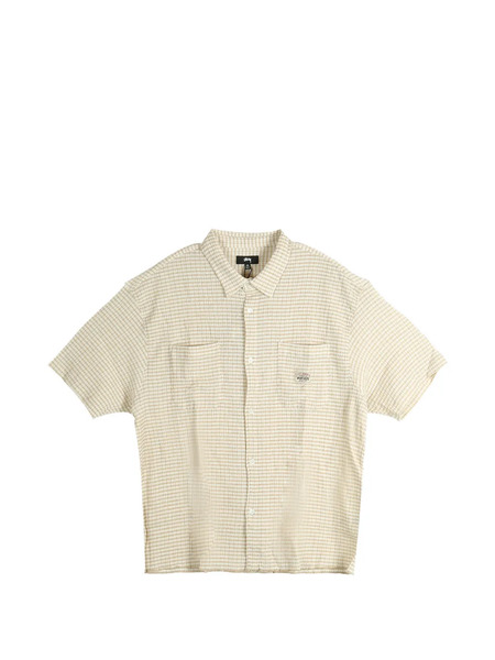  Stüssy Chequered Pocket Shirt - Neutrals 