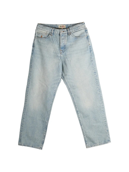  Stüssy Light Wash Denim Jeans - Blue 