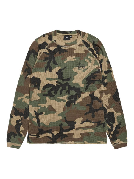 Stüssy Raglan Camouflage Sweater - Green 