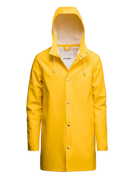  Stutterheim Hooded Raincoat - Yellow 