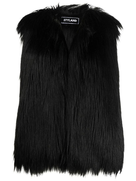  Styland Faux-fur Gilet - Black 