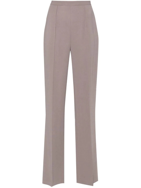  Styland High-waisted Straight-leg Trousers - Purple 