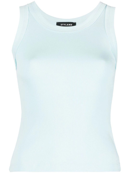  Styland Organic Cotton Vest Top - Blue 