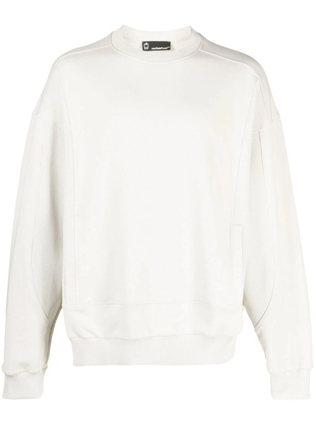  Styland X Notrainproof Panelled Cotton Sweatshirt - Grey 