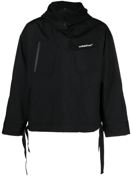  Styland X Notrainproof Ripstop Pull-over Jacket - Black 