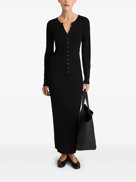  Stylein Paloma Ribbed Cardigan - Black 