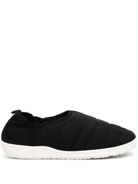  Subu Quilted Slippers - Black 