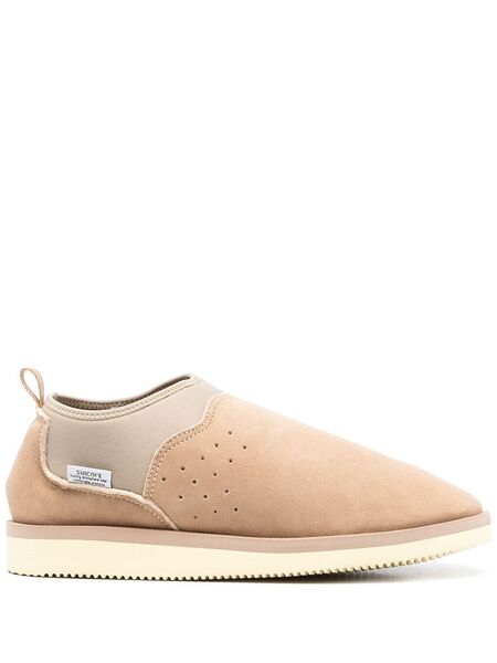  Suicoke Ron Suede Slippers - Brown 
