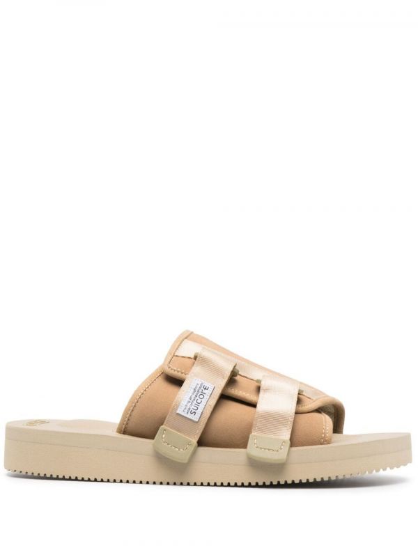  Suicoke Touch-strap Slides - Neutrals 